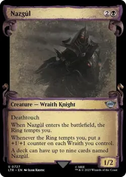MTG English Nazgul (0727) (Showcase Scrolls) NM Foil - Image 1