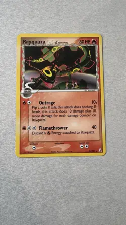 Pokemon TCG Rayquaza Holon Phantoms Card 26/110 Rare NM- - Image 1