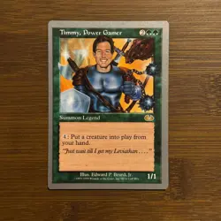 Timmy, Power Gamer LP Unglued MTG Magic the Gathering Card - Image 1
