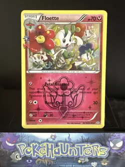 Pokemon Card Floette RC18/RC32 Generations Radiant Collection Holo Rare Played - Image 1
