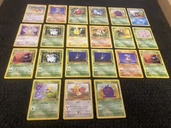 1st Edition Pokemon Card Lot Of 21 All 1st Edition - Jungle - All MINT-UNPLAYED* - Image 1