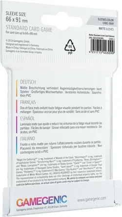 Gamegenic Standard Card Game Sleeves (66 x 91mm) - NEW SEALED - Image 2