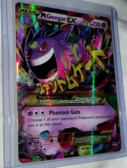 Pokemon TCG Mega-Gengar-EX Phantom Forces Holo Card 121/119 Secret Rare - Image 2