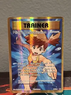 Misty's Determination 108/108 Full Art Trainer Pokemon Card XY Evolutions - Image 1