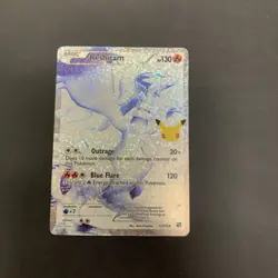 Reshiram Holo Card 113/114 Celebrations Classic Collection Near Mint Condition - Image 1