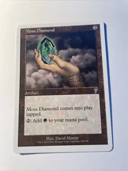 MTG Magic the Gathering Moss Diamond (309/354) Seventh Edition MP - Image 1