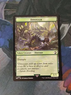 Dinosaur Token - Jurassic World | 7% Off 2+ | LCI | NM | MTG - Image 1