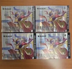 MAGIC THE GATHERING FINAL FANTASY - Collector Booster Omega Packs, Lot of 4 - Image 1