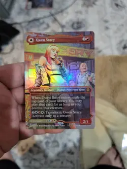 Gwen Stacy (0202) (Borderless) Marvel's Spider-Man Foil - Image 1