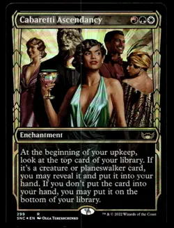 Cabaretti Ascendancy (Showcase) 299 Foil R Streets of New Capenna - Image 1