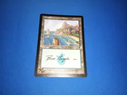 MTG Magic Island #336 Signed Artist Proof x1 Odyssey Ben Thompson - Image 1