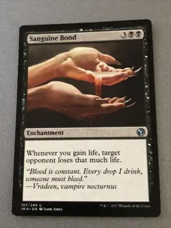 Sanguine Bond X1 Iconic Masters NM Condition See Pics Front Back - Image 1
