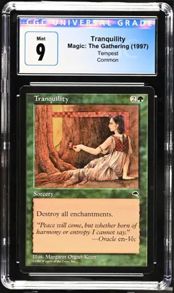 1997 Tempest Magic The Gathering Tranquility CGC 9 - Image 1