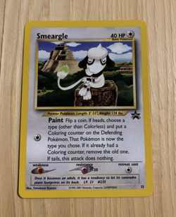 SMEARGLE 2001 POKEMON BLACK STAR PROMO CARD #32 NM - Image 1