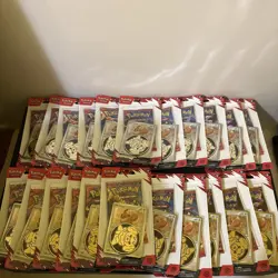 22x POKEMON CHECKLANE BLISTERS Destined Rivals Booster Pack + Eevee Cosmo Holo - Image 1