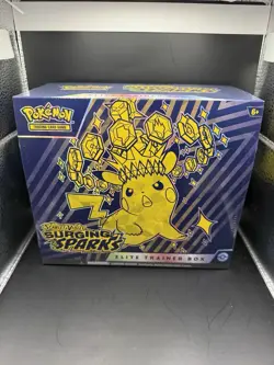 Pokemon Scarlet & Violet Surging Sparks ETB Elite Trainer Box Sealed - NEW - Image 1