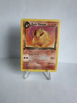 Dark Flareon Team Rocket First 1st Edition 35/82 Pokemon VERY LP/NM - Image 1
