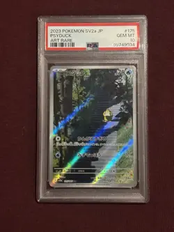 Pokemon TCG Psyduck Scarlet and Violet JPN 151 175/165 PSA 10 - Image 1