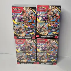 Lot of (4) Pokemon 2025 Mega Evolution Booster Bundles SEALED! MINT!!! - Image 1