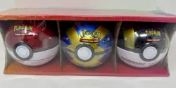 Pokemon TCG Poke Ball Lot of 3 Balls- 9 Total Packs Sealed Unopened NEW - Image 2