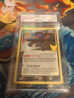2021 Pokemon Celebrations Umbreon Gold Star Holo- 25th Anniversary AGS Mint+ 9.5 - Image 1