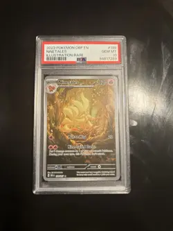 2023 Pokemon OBF Ninetales #199/197 PSA 10 Gem Mint - Image 1