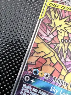 Pokemon Hidden Fates Moltres Zapdos Articuno GX SM210 ETB ** Damaged** - Image 3