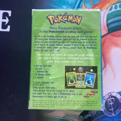 1999 WOTC Pokemon TCG Base Set Overgrowth Theme Deck Vintage SEALED W/ TORN WRAP - Image 2