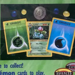 1999 WOTC Pokemon TCG Base Set Overgrowth Theme Deck Vintage SEALED W/ TORN WRAP - Image 5