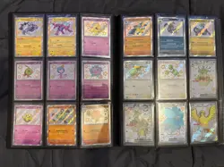 Pokemon Binder Paldean Fates shiny Lot Plus Others. - Image 1