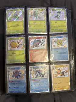 Pokemon Binder Paldean Fates shiny Lot Plus Others. - Image 2