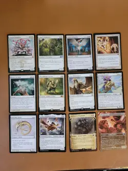 60 Card White Magic The Gathering Lot LP - NM - Image 1