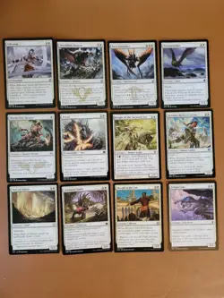 60 Card White Magic The Gathering Lot LP - NM - Image 2