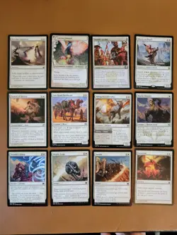 60 Card White Magic The Gathering Lot LP - NM - Image 3