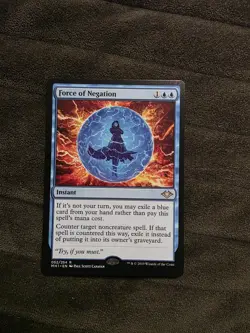 MTG Magic the Gathering Force Of Negation Regular 052/254 *PROKC CARD* - Image 1