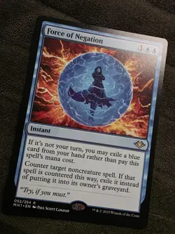 MTG Magic the Gathering Force Of Negation Regular 052/254 *PROKC CARD* - Image 5