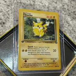 1st Edition Pikachu 60/64 | ‘99 WOTC LP | Vintage Pokemon TCG Card - Image 1