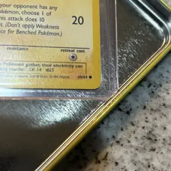 1st Edition Pikachu 60/64 | ‘99 WOTC LP | Vintage Pokemon TCG Card - Image 5