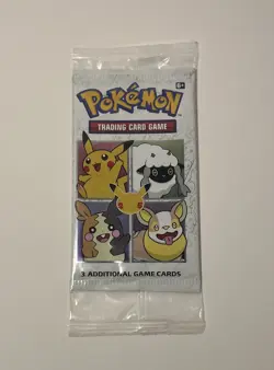 Pokemon TCG 25th Anniversary General Mills Cereal Pack 3 Cards Factory Sealed - Image 1