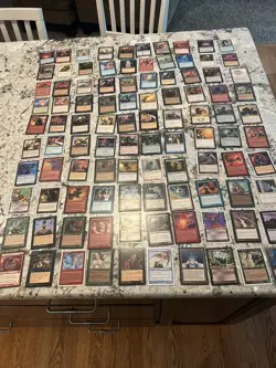 Mtg Rare Lot x100 - Magic The Gathering Rare Card Lot Mtg Rares LP-Played - Image 1