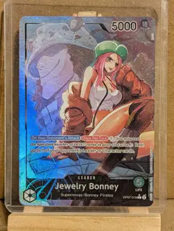 One Piece Card Game: Jewelry Bonney Custom Card Rare HQ Proxy Luffy OP07-019 - Image 1