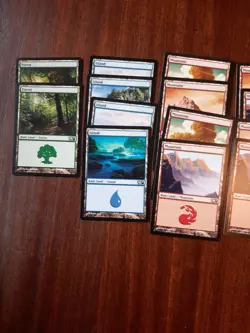 MTG 21 x mixed Basic Land Cards - Core 2011 - Image 1