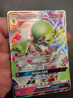 GARDEVOIR GX 93/147 NM Ultra Rare Holo Discontinued Fairy Type Pokemon Card! - Image 2