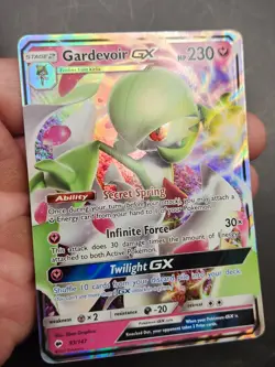 GARDEVOIR GX 93/147 NM Ultra Rare Holo Discontinued Fairy Type Pokemon Card! - Image 3