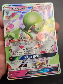 GARDEVOIR GX 93/147 NM Ultra Rare Holo Discontinued Fairy Type Pokemon Card! - Image 4