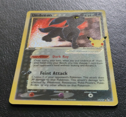 Umbreon Pokemon Celebrations Gold Star Card (2021 NM - 17/17 Clean Pack Fresh) - Image 3
