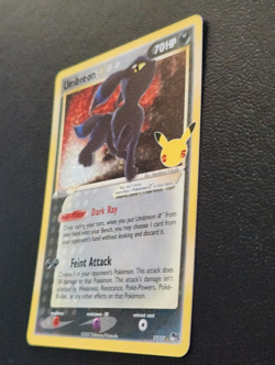 Umbreon Pokemon Celebrations Gold Star Card (2021 NM - 17/17 Clean Pack Fresh) - Image 4