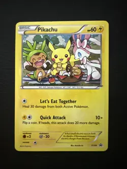 Pokemon Pikachu TCG XY95 XY Black Star Promo Holo Card - Image 1