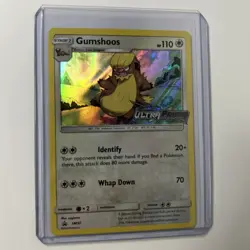 Gumshoos SM97 Pre-Release Sun & Moon 2018 Black Star Promo Pokemon Card NM-Mint - Image 1