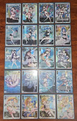Lot of 55 English Wixoss LR SCR & Parallel Foil LRIG cards, excellent condition - Image 1